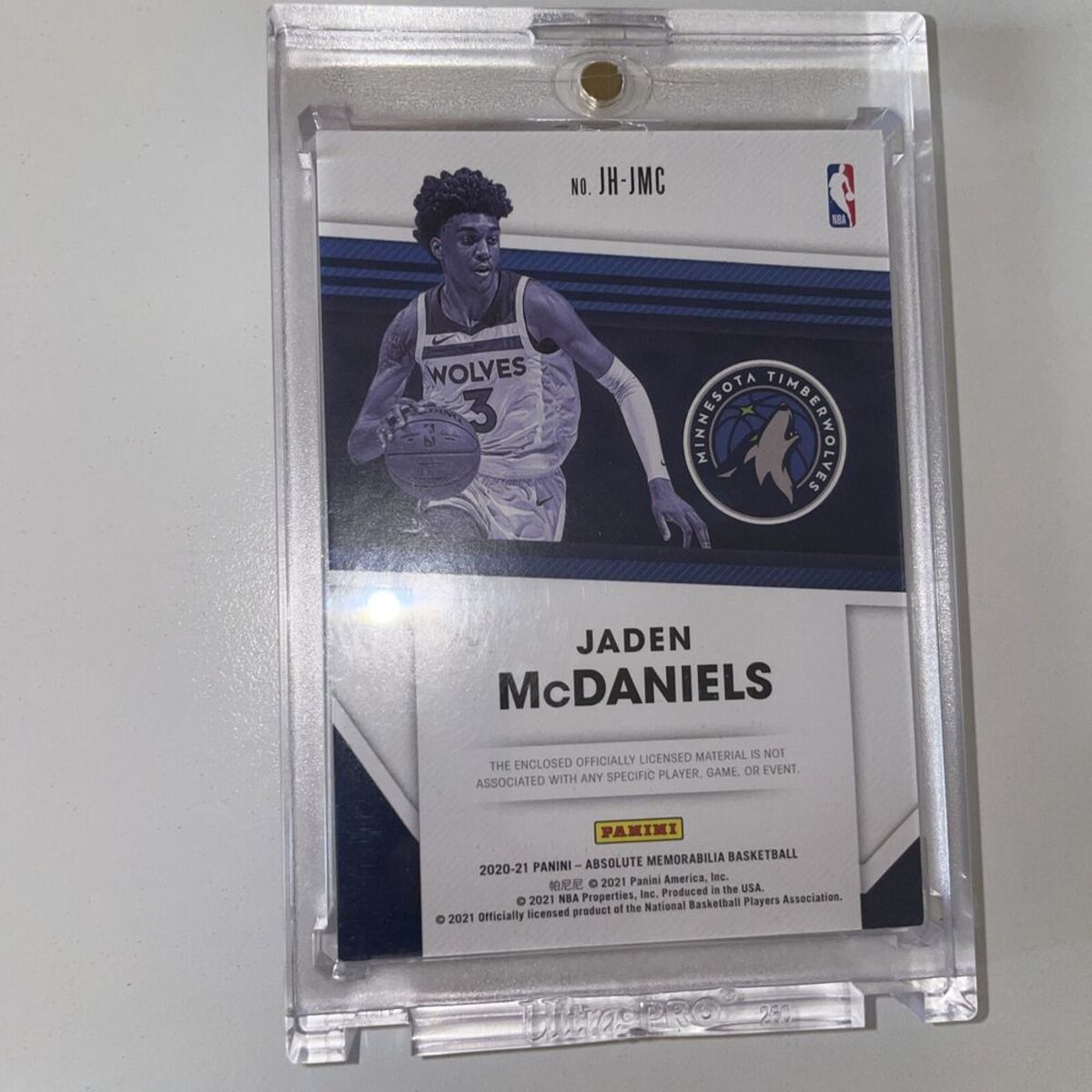 Jaden McDaniels Rookie Card on eBay for $500 - Sports Collectibles News ...